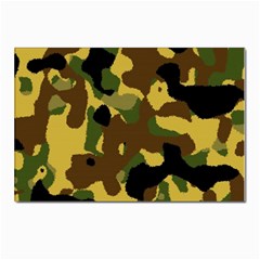 Camo Pattern  Postcards 5  X 7  (10 Pack) by Colorfulart23