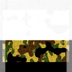 Camo Pattern  Jigsaw Puzzle (rectangle) by Colorfulart23