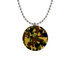 Camo Pattern  Button Necklace by Colorfulart23