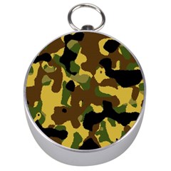 Camo Pattern  Silver Compass