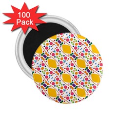 Dots And Rhombus 2 25  Magnet (100 Pack)  by LalyLauraFLM