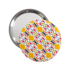 Dots And Rhombus 2 25  Handbag Mirror