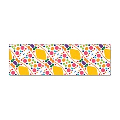 Dots And Rhombus Sticker (bumper) by LalyLauraFLM