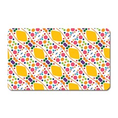 Dots And Rhombus Magnet (rectangular)