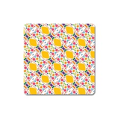 Dots And Rhombus Magnet (square)