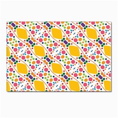 Dots And Rhombus Postcard 4 x 6  (pkg Of 10) by LalyLauraFLM