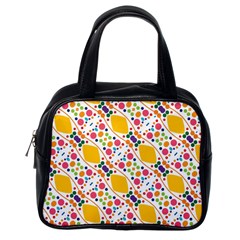 Dots And Rhombus Classic Handbag (one Side)