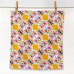 Dots And Rhombus Face Towel