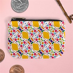 Dots And Rhombus Mini Coin Purse