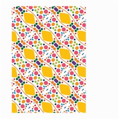 Dots And Rhombus Small Garden Flag (two Sides)