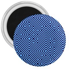 Blue Maze 3  Magnet