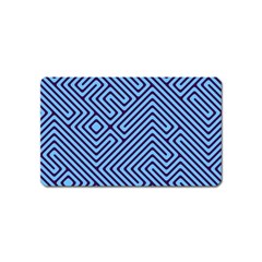 Blue Maze Magnet (name Card)