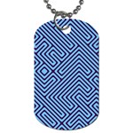 Blue maze Dog Tag (Two Sides) Front