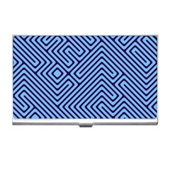 Blue Maze Business Card Holder