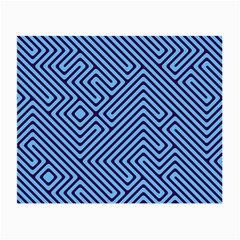 Blue Maze Glasses Cloth (small, Two Sides)