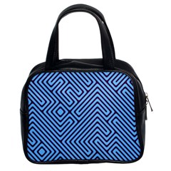 Blue Maze Classic Handbag (two Sides)