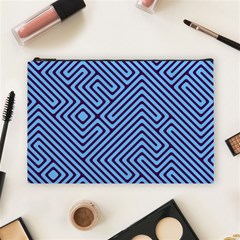 Blue Maze Cosmetic Bag (large)