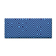 Blue Maze Hand Towel