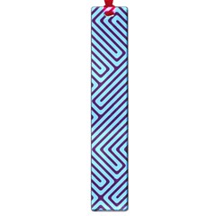 Blue Maze Large Book Mark