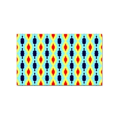 Yellow Chains Pattern Sticker Rectangular (10 Pack) by LalyLauraFLM