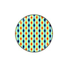 Yellow Chains Pattern Hat Clip Ball Marker