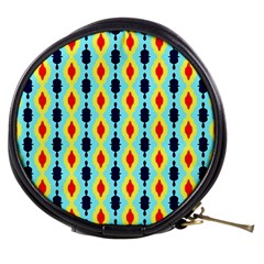 Yellow Chains Pattern Mini Makeup Bag by LalyLauraFLM