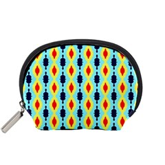 Yellow chains pattern Accessory Pouch (Small)