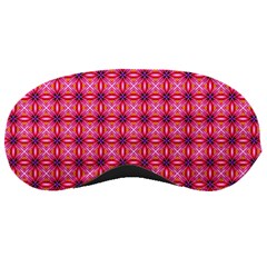 Abstract Pink Floral Tile Pattern Sleeping Mask