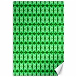 Green Abstract Tile Pattern Canvas 12  x 18  (Unframed) 11.88 x17.36  Canvas - 1