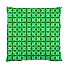 Green Abstract Tile Pattern Cushion Case (single Sided)  by GardenOfOphir