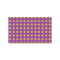 Purple Decorative Quatrefoil Sticker 10 Pack (rectangle)