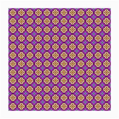 Purple Decorative Quatrefoil Glasses Cloth (medium) by GardenOfOphir