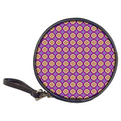 Purple Decorative Quatrefoil Cd Wallet