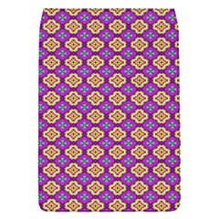 Purple Decorative Quatrefoil Removable Flap Cover (small) by GardenOfOphir