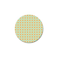 Aqua Mint Pattern Golf Ball Marker by GardenOfOphir