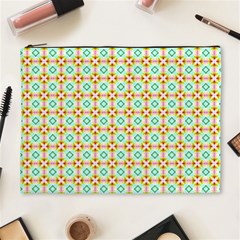 Aqua Mint Pattern Cosmetic Bag (xl)