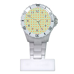 Aqua Mint Pattern Nurses Watch