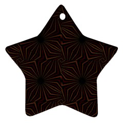 Tribal Geometric Vintage Pattern  Star Ornament by dflcprints