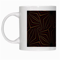 Tribal Geometric Vintage Pattern  White Coffee Mug by dflcprints