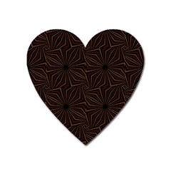 Tribal Geometric Vintage Pattern  Magnet (heart) by dflcprints