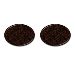 Tribal Geometric Vintage Pattern  Cufflinks (oval) by dflcprints