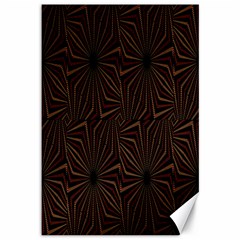 Tribal Geometric Vintage Pattern  Canvas 12  X 18  (unframed)