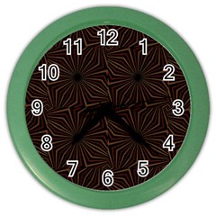 Tribal Geometric Vintage Pattern  Wall Clock (color) by dflcprints