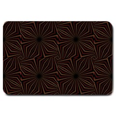 Tribal Geometric Vintage Pattern  Large Door Mat by dflcprints