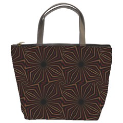 Tribal Geometric Vintage Pattern  Bucket Handbag