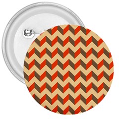 Modern Retro Chevron Patchwork Pattern  3  Button by GardenOfOphir