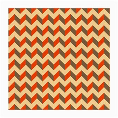 Modern Retro Chevron Patchwork Pattern  Glasses Cloth (medium, Two Sided)