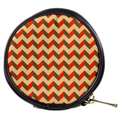 Modern Retro Chevron Patchwork Pattern  Mini Makeup Case