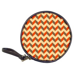 Modern Retro Chevron Patchwork Pattern  Cd Wallet