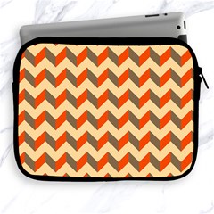 Modern Retro Chevron Patchwork Pattern  Apple Ipad Zippered Sleeve